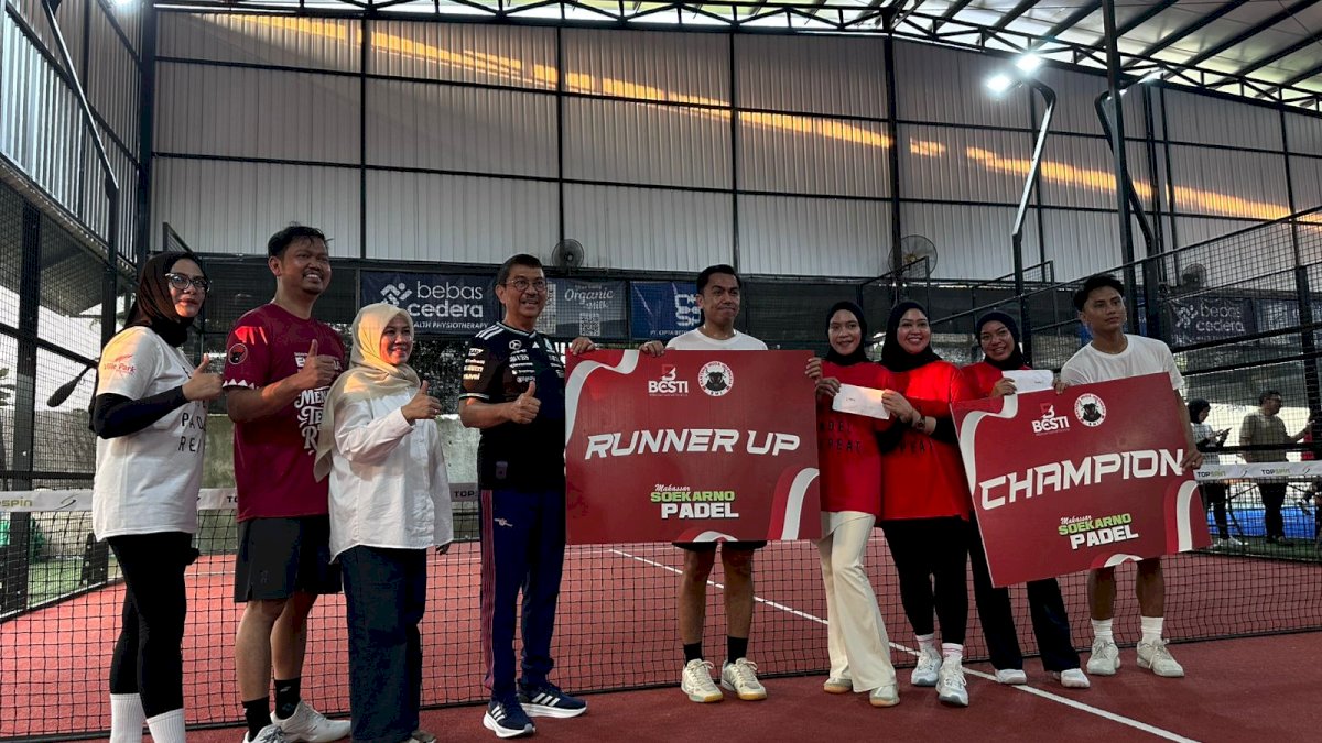 Peringati Bulan Bung Karno,  BMI Kota Makassar Gelar Turnamen Padel