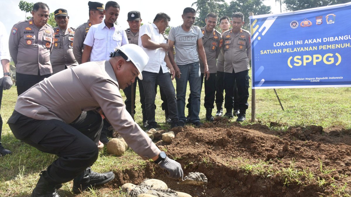 Dukung Program MBG, Polres Bulukumba Bangun Gedung SPPG