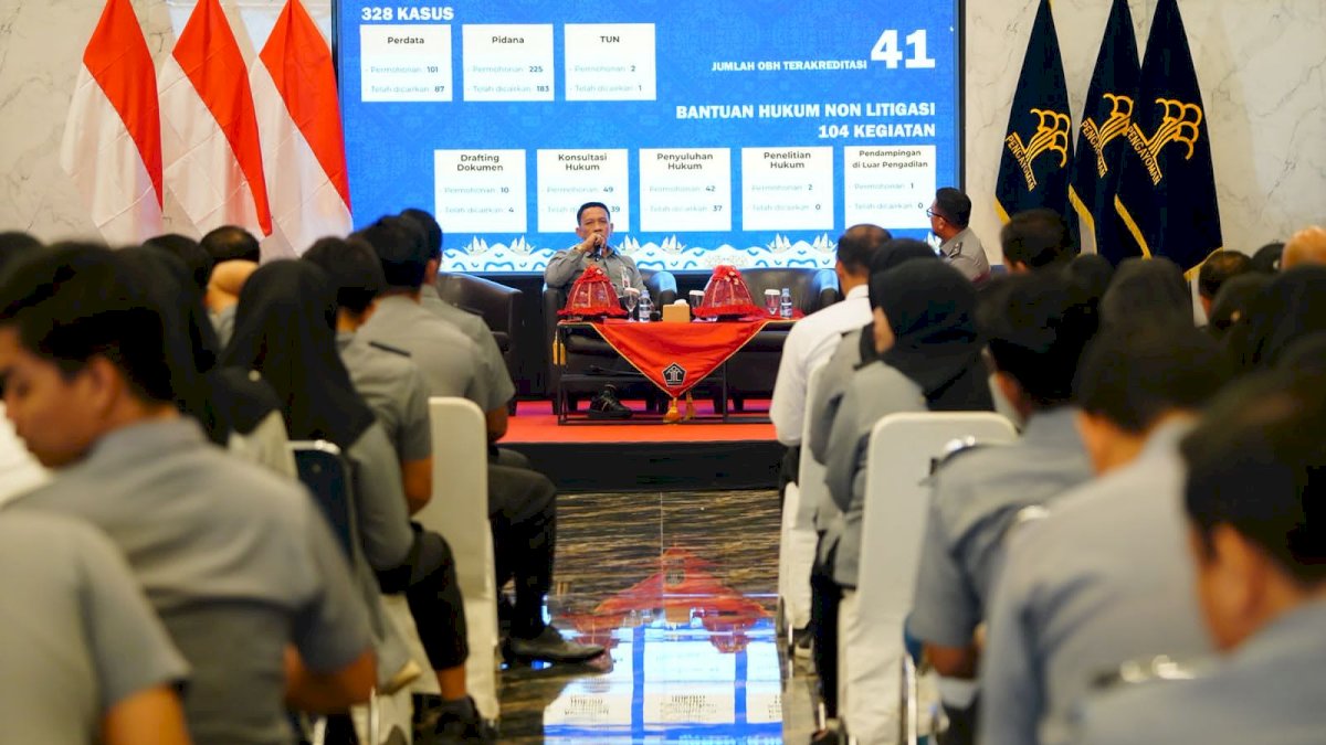 Kakanwil Andi Basmal Ungkap Capaian Positif Kanwil Kemenkum Sulsel di Semester I