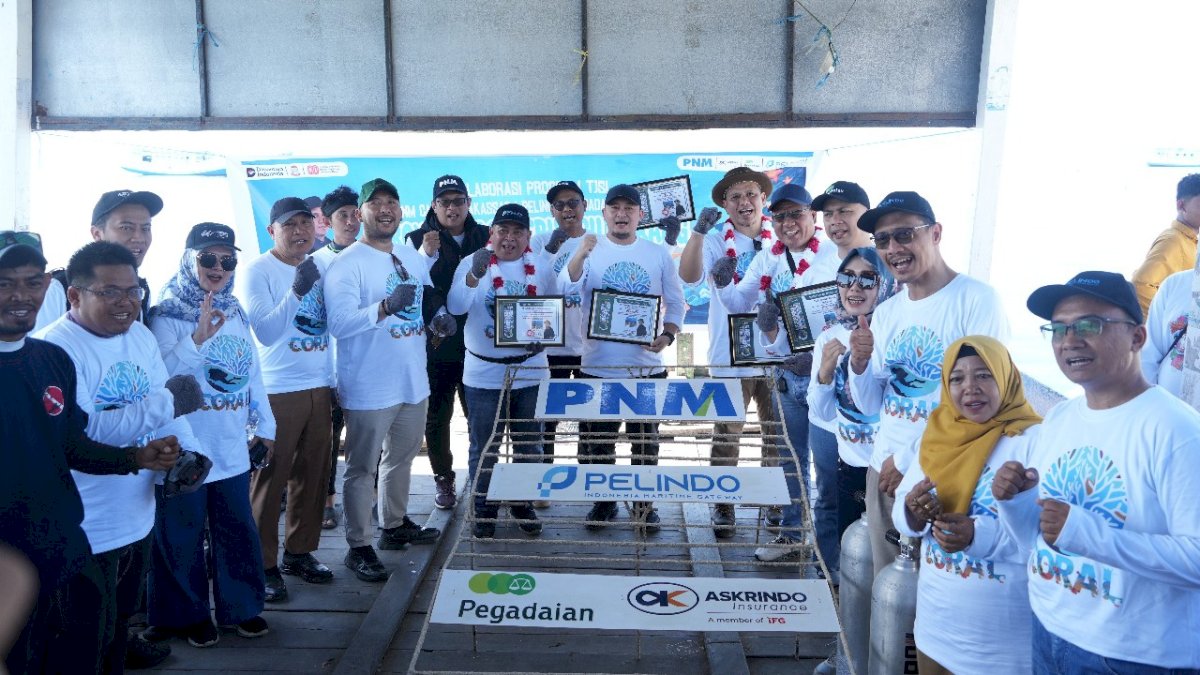 Pelindo Regional 4 Kolaborasi Bersama 3 BUMN Konservasi Terumbu Karang di Pulau Barrang Lompo