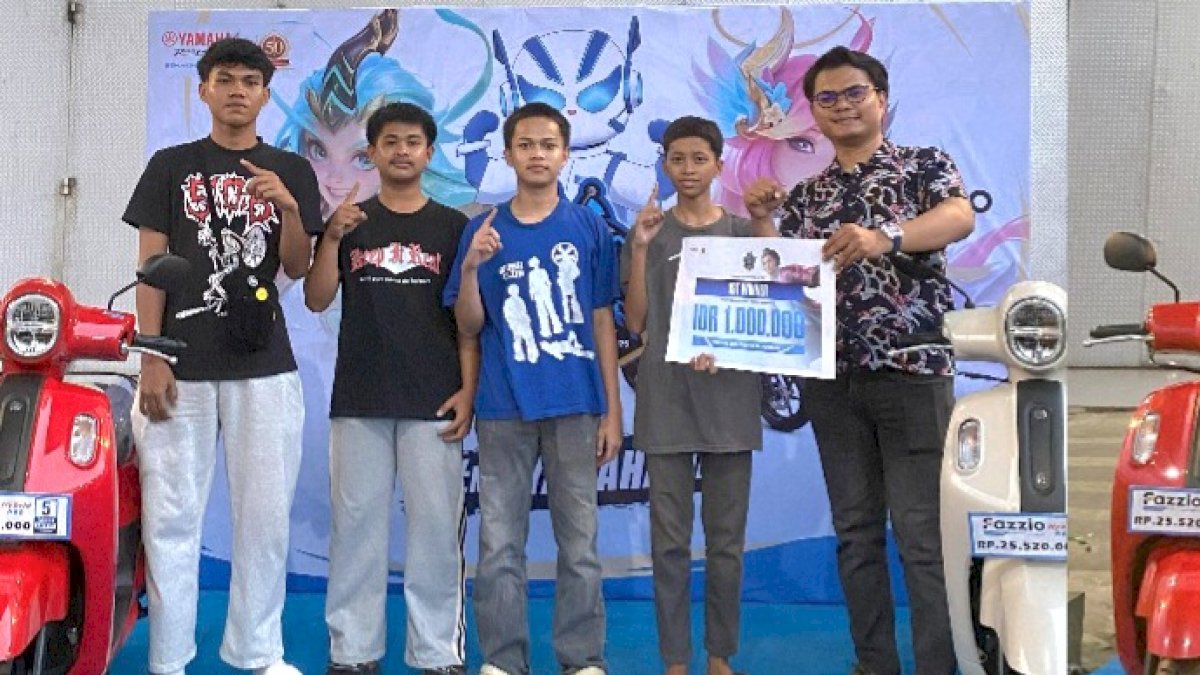 Yamaha Supercup Esport Series 2025 Regional Makassar, SMA Telkom dan SMAN 9 Maros Juara