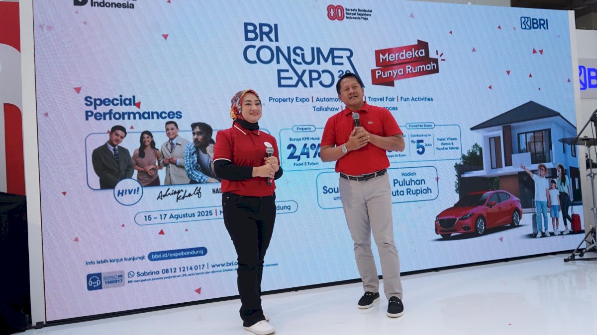 BRI Gelar Consumer Expo 2025 di Bandung, Hadirkan Suku Bunga KPR Ringan Mulai 2,40%