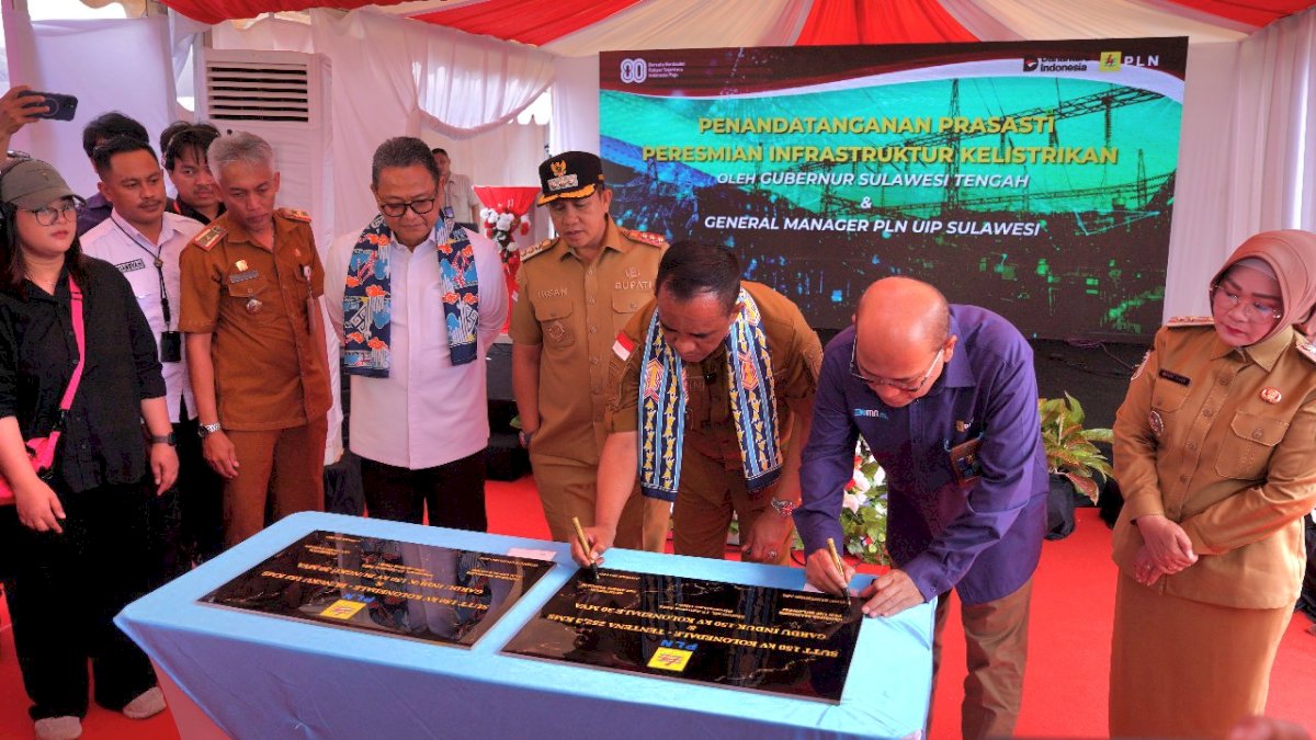 Gubernur Sulteng Resmikan Infrasturktur Ketenagalistrikan Sekala Besar Pertama di Morowali