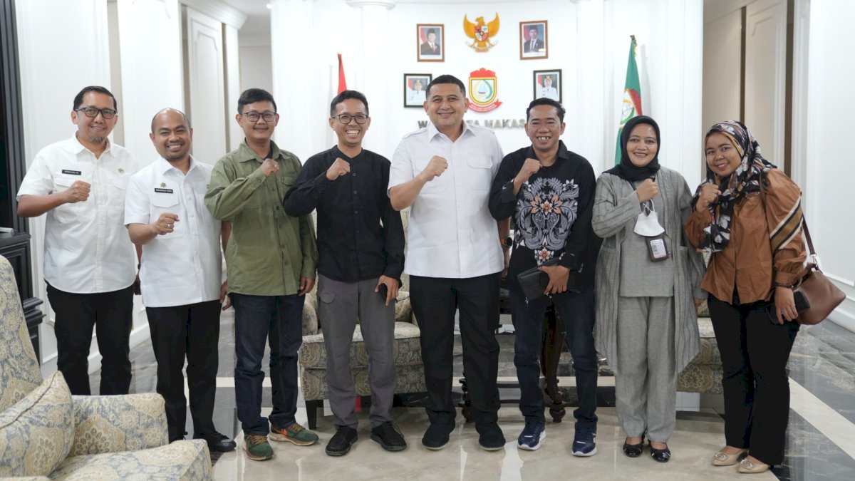 Wali Kota Makassar dan Sulselsatu.com Perkuat Kolaborasi, Dorong Publikasi Strategis Pemkot