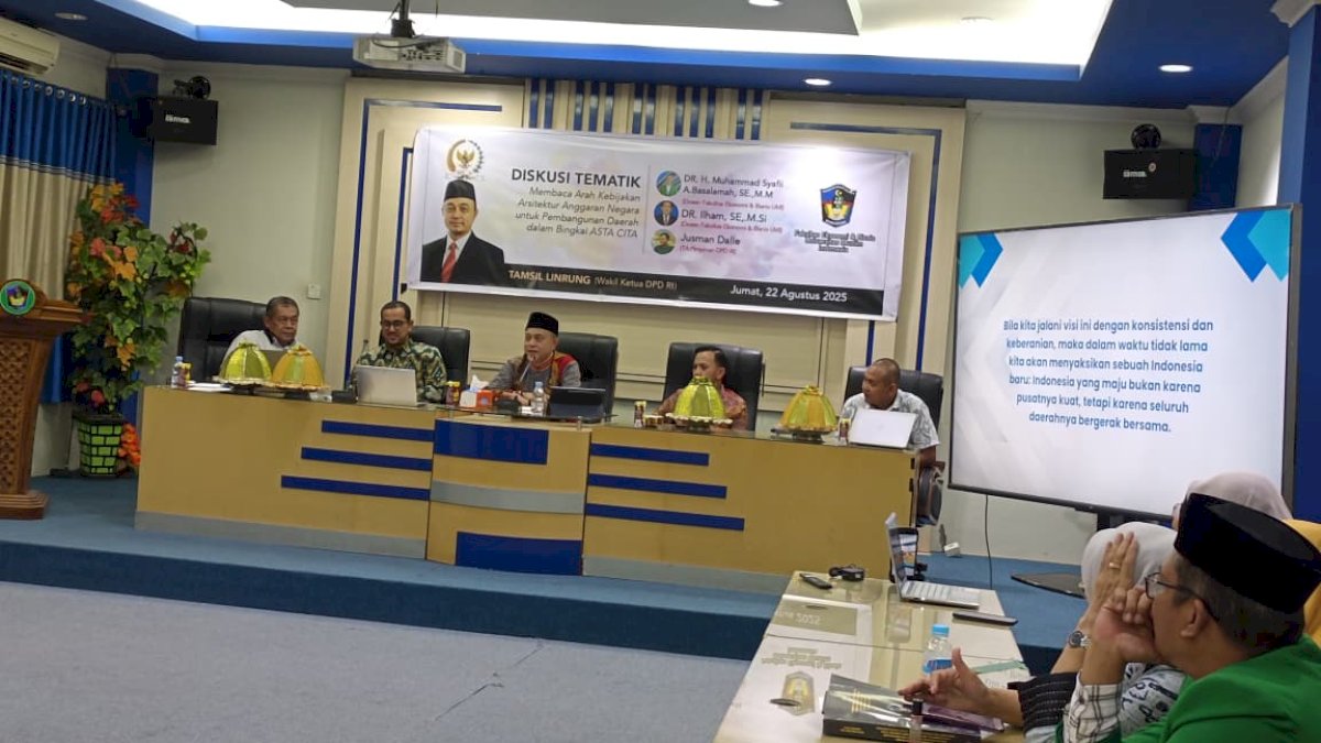 Tamsil Linrung Ajak Perguruan Tinggi Ambil Peran dalam Pembangunan Daerah