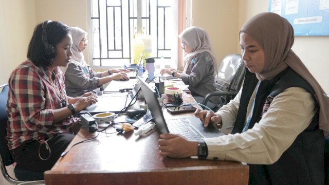 Posko aduan bagi masyarakat pemulihan akibat pipa minyak PT Vale bocor. Foto: Istimewa.