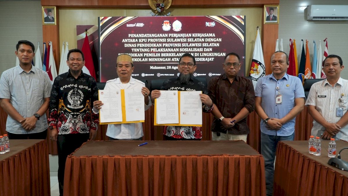 KPU Sulsel Dampingi Pemilihan OSIS Serentak, Disdik Siapkan Fasilitas Sekolah