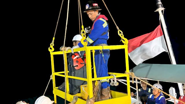 Telkom kerahkan kapal perbaikan kabel laut Sorong-Marauke. Foto: Istimewa.