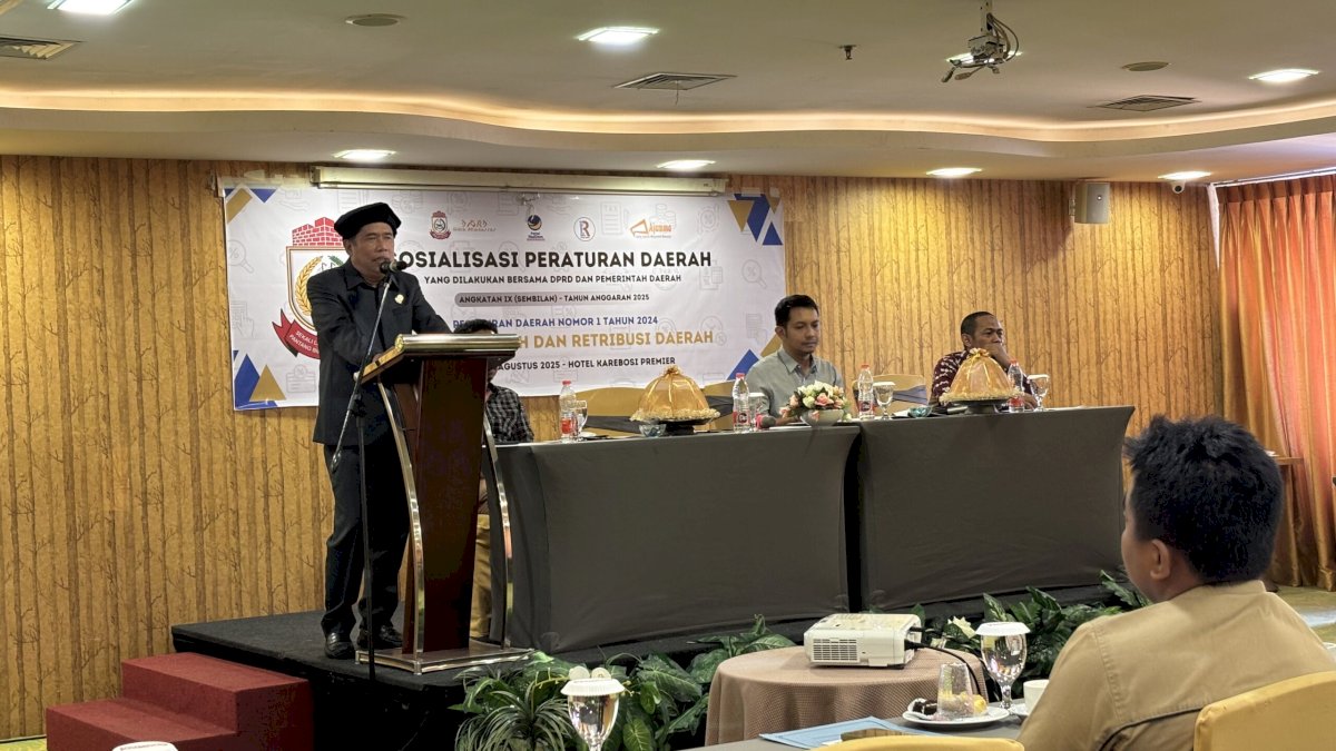 Sosialisasi Perda Pajak Daerah, Ruslan Lallo Ingatkan Pajak Bukan Sekadar Kewajiban