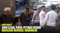 VIDEO: Jukir Ilegal Pukul Petugas Dishub Makassar Berhasil Diamankan