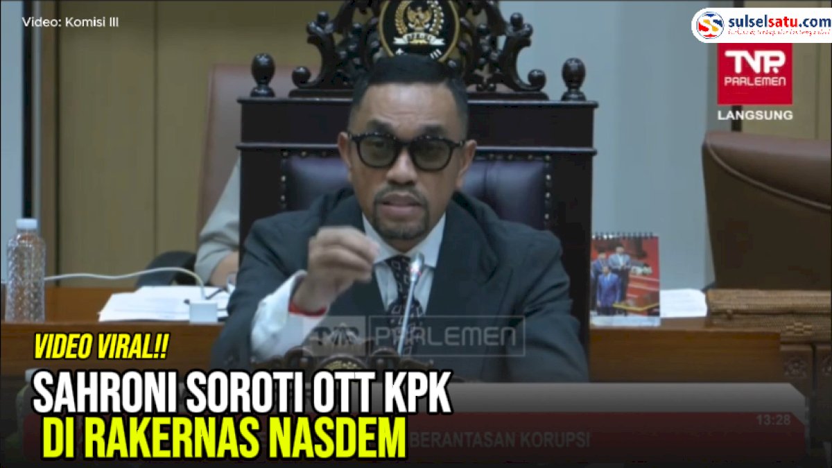 VIDEO: Sahroni Soroti OTT KPK di Rakernas NasDem