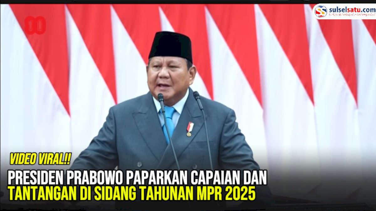 VIDEO: Presiden Prabowo Paparkan Capaian dan Tantangan di Sidang Tahunan MPR 2025