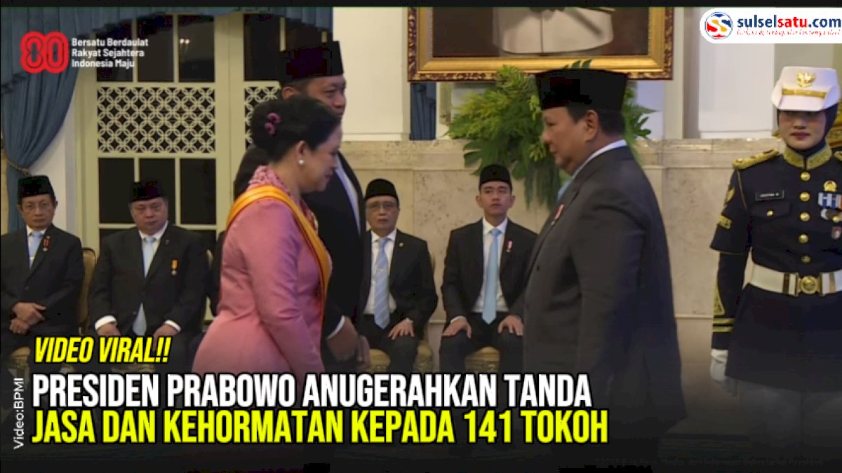 VIDEO: Presiden Prabowo Anugerahkan Tanda Jasa dan Kehormatan kepada 141 Tokoh