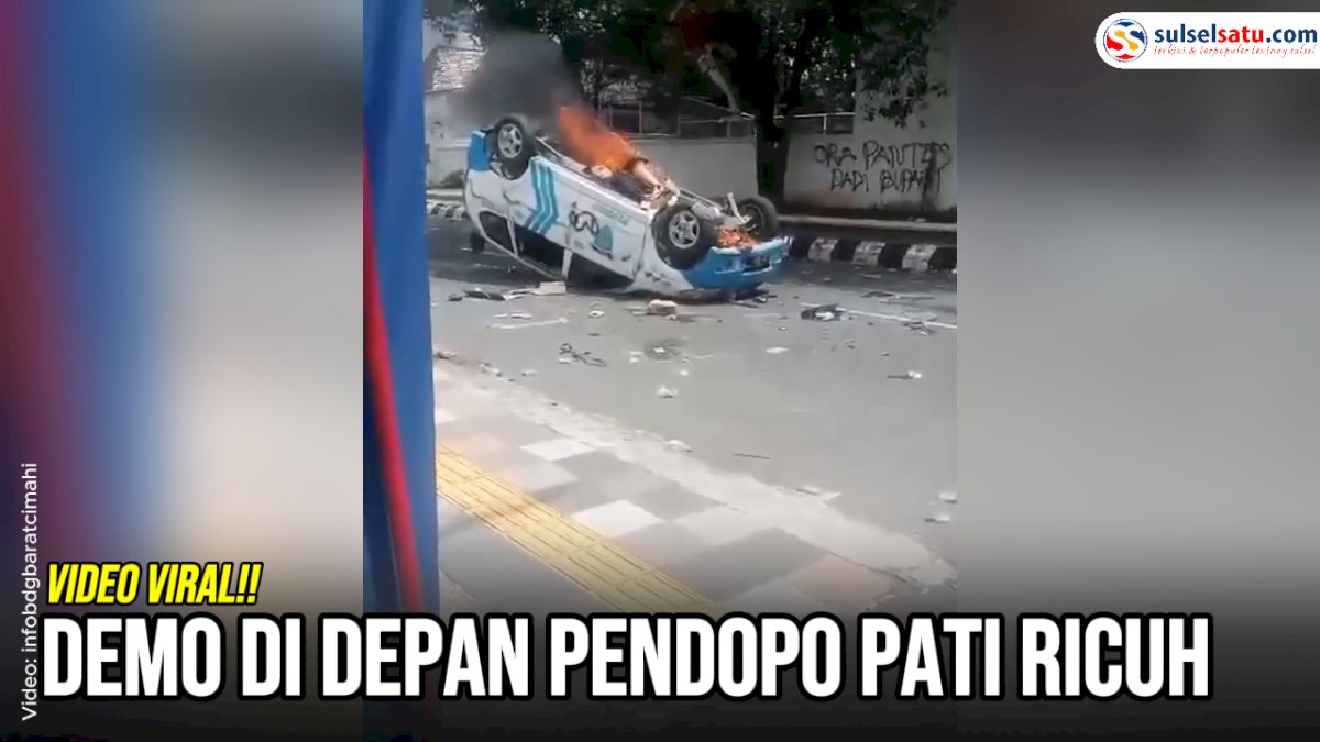 VIDEO: Demo di Depan Pendopo Pati Ricuh