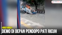 VIDEO: Demo di Depan Pendopo Pati Ricuh