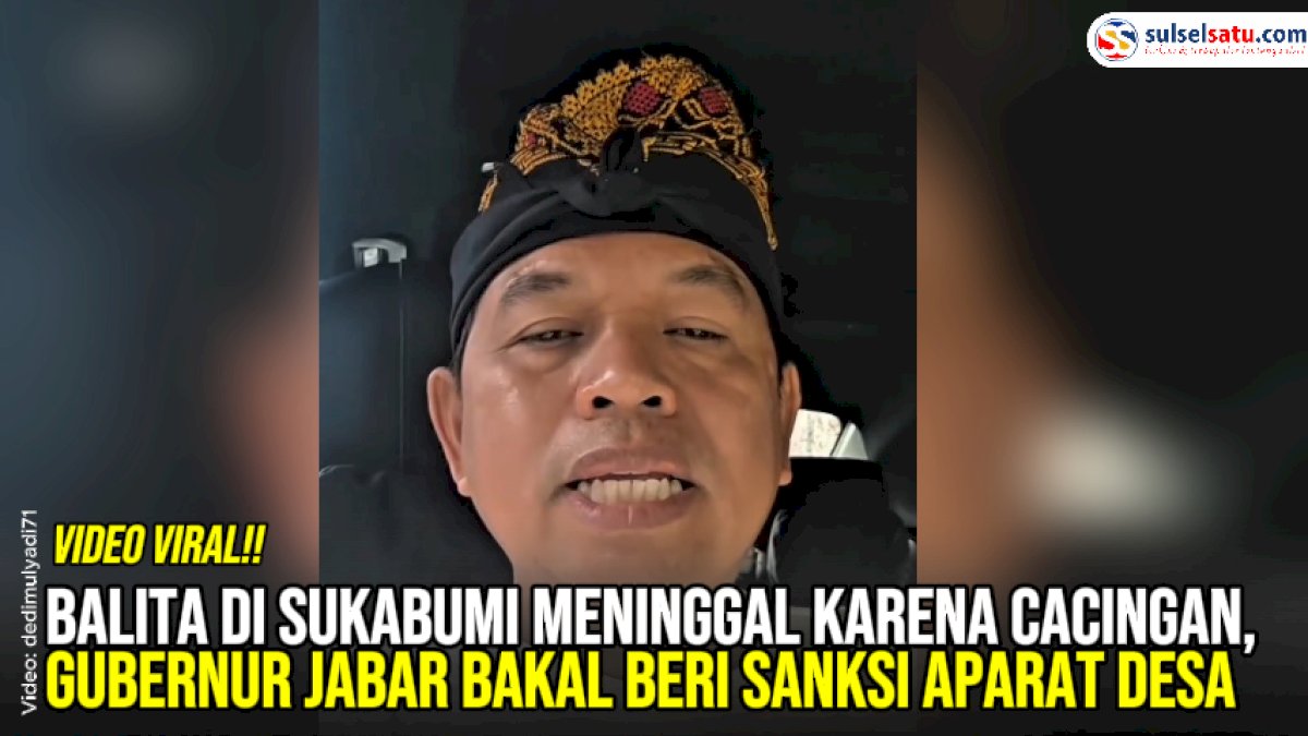 VIDEO: Balita di Sukabumi Meninggal karena Cacingan, Gubernur Jabar Bakal Beri Sanksi Aparat Desa