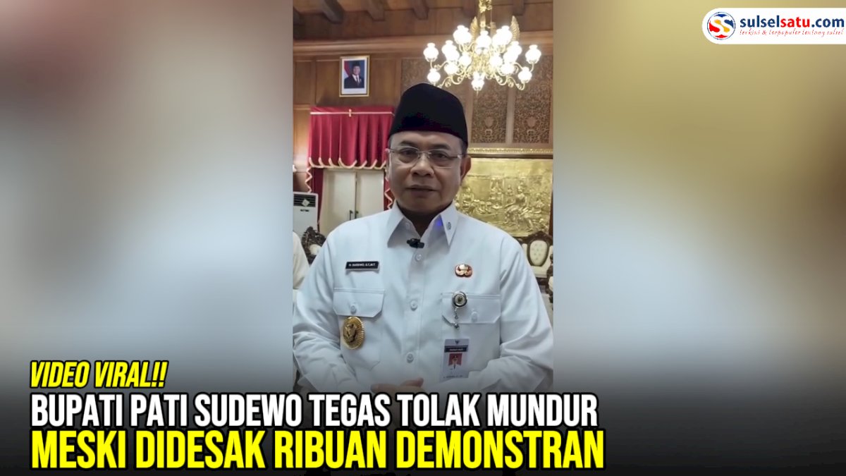 VIDEO: Bupati Pati Sudewo Tegas Tolak Mundur Meski Didesak Ribuan Demonstran
