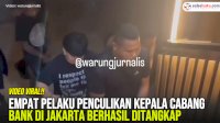 VIDEO: Empat Pelaku Penculikan Kepala Cabang Bank di Jakarta Berhasil Ditangkap