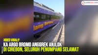 VIDEO: KA Argo Bromo Anggrek Anjlok di Cirebon, Seluruh Penumpang Selamat