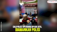 VIDEO: Calo Polisi Tipu Warga Rp 920 Juta, Diamankan Polisi