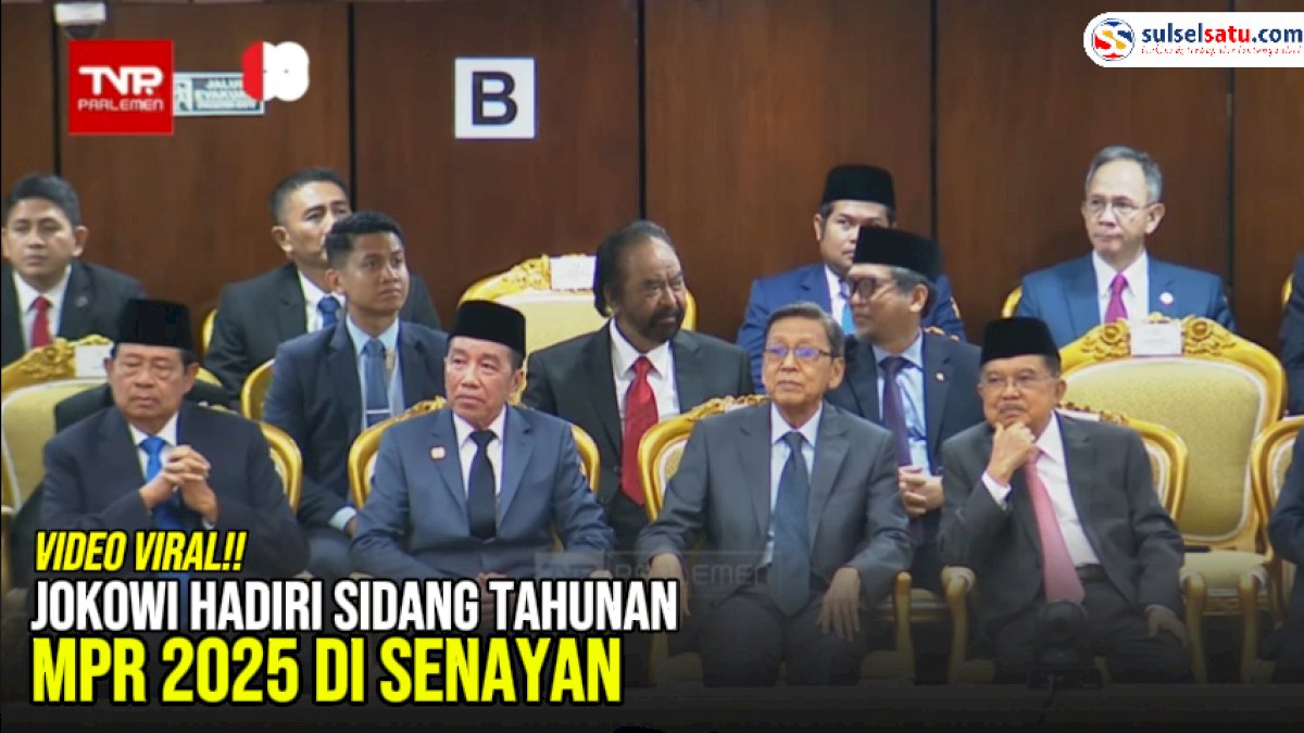 VIDEO: Jokowi Hadiri Sidang Tahunan MPR 2025 di Senayan