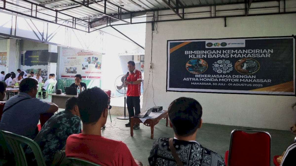 Asmo Sulsel Kolaborasi dengan Bapas Makassar Bekali Klien Pemasyarakatan dengan Keterampilan Otomotif