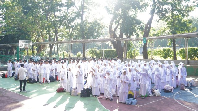 Quranic Camp 2025 SMA Islam Athirah Bukit Baruga. Foto: Istimewa.