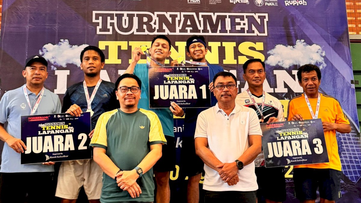 Bank Sulselbar Bawa Pulang Tiga Medali di Porsebank Plus 2025