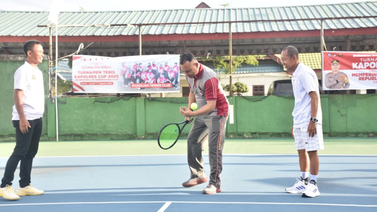 Polres Bulukumba Sukses Gelar Turnamen Tenis Kapolres Cup 2025