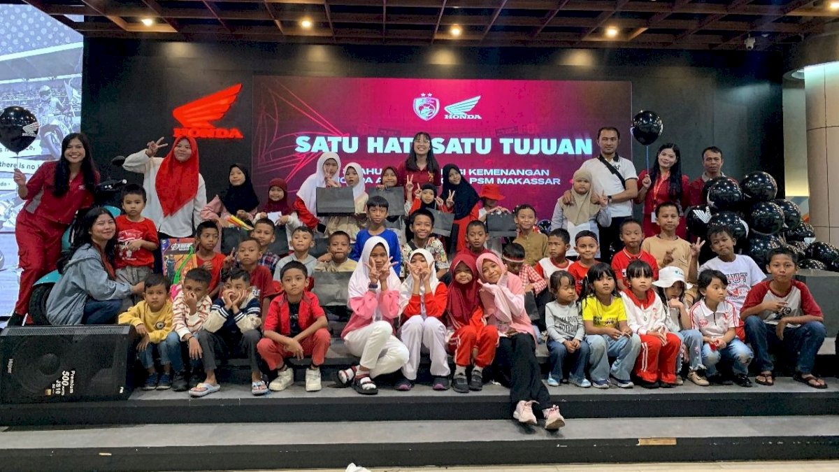 Asmo Sulsel Rayakan Hari Kemerdekaan ke-80 Bersama Anak-Anak di Makassar