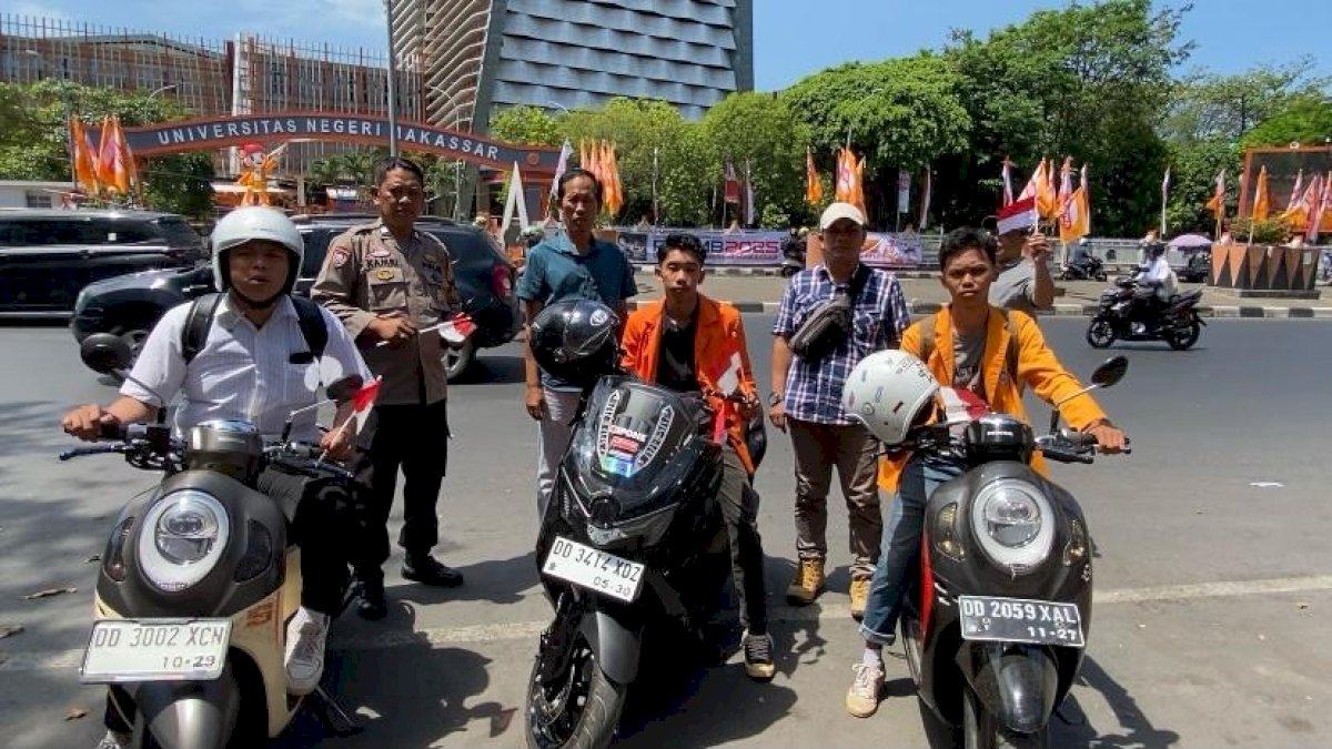 Jelang Hut Ke-80 RI, Sat Intelkam Polrestabes Makassar Hidupkan Spirit dan jiwa Nasionalisme Masyarakat kota Makassar