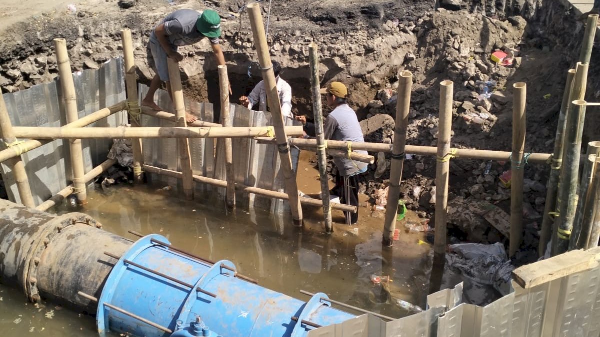 Distribusi Air Bersih Utara Kota Siap Lebih Stabil, PDAM Makassar Rampungkan Koneksi Pipa di Pa’baeng-Baeng