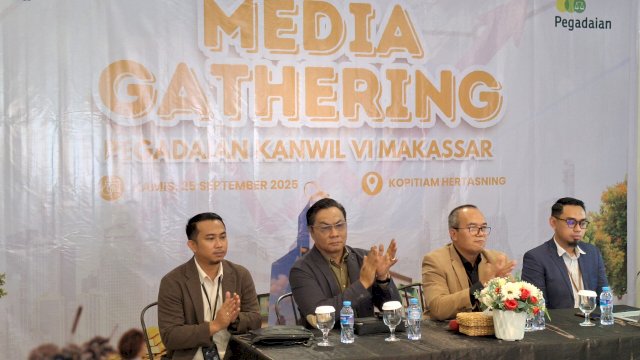 Media gathering Pegadaian Kanwil VI Makassar. Foto: Sri Wahyu Diastuti / Sulselsatu.com.