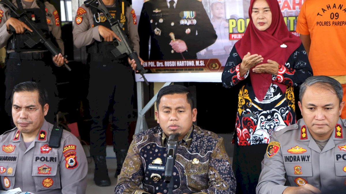 Wali Kota Tasming Hamid Apresiasi Polres Parepare Ungkap Kasus Narkoba Rp44 Miliar, Tersangka Terancam Hukuman Mati