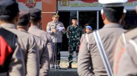 TNI POLRI Barru Siaga Amankan Demonstrasi
