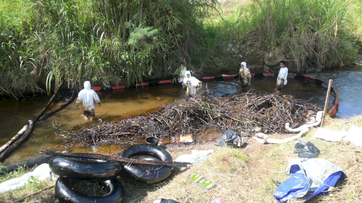 Langkah Nyata Wujudkan Towuti Pulih, PT Vale Fokus Bersihkan Sisa Tumpahan