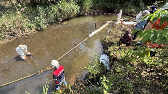 Kiriman air bersih PT Vale untuk warga Lioka dan Timampu. Foto: Istimewa.