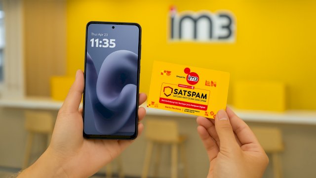 Bundling IM3 SATSPAM dengan Motorola Motog86 Power 5G. Foto: Istimewa.