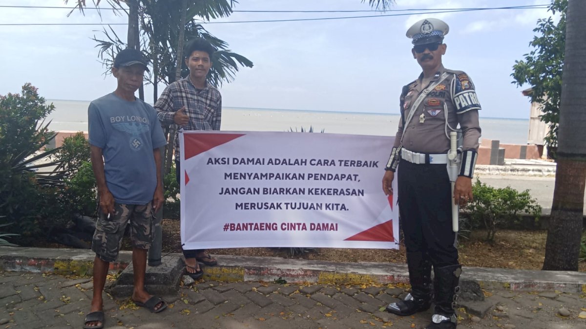 Polres Bantaeng Imbau Masyarakat Aksi Damai Tanpa Anarkis