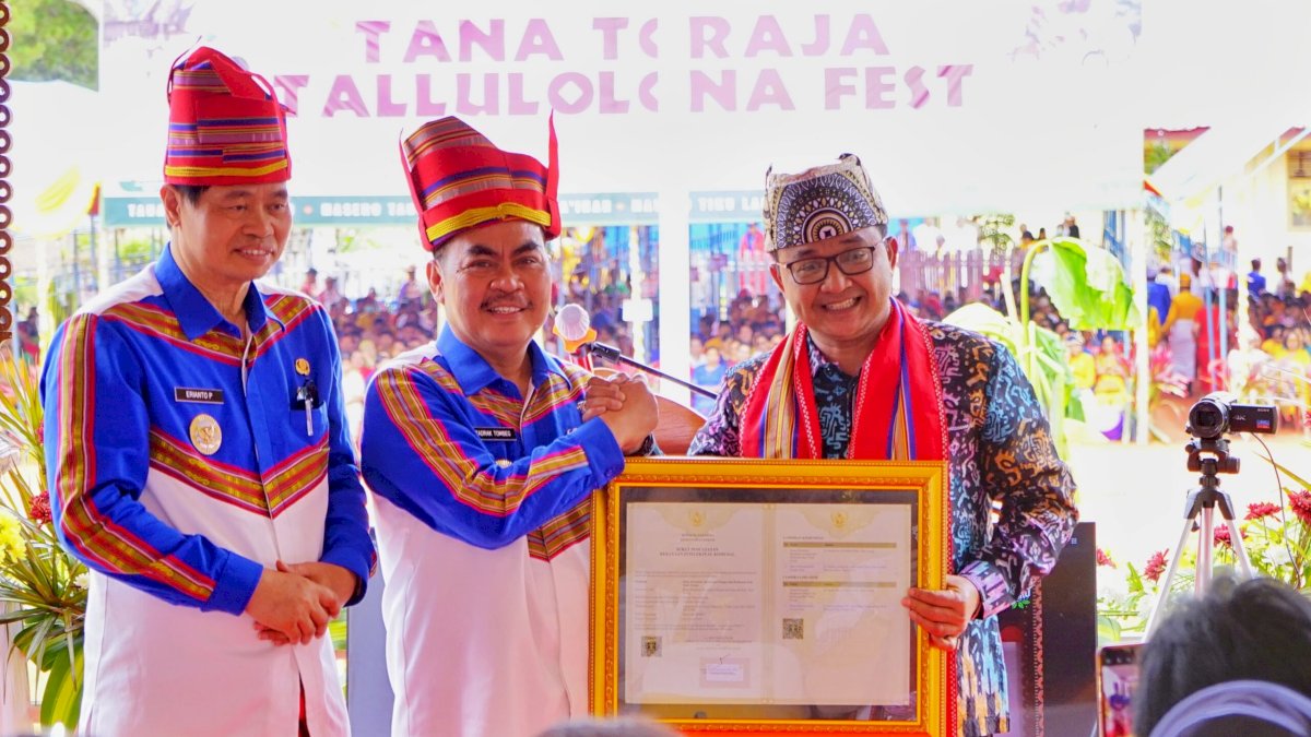 Tana Toraja Resmi Miliki Hak Kekayaan Intelektual Komunal Tedong Bonga