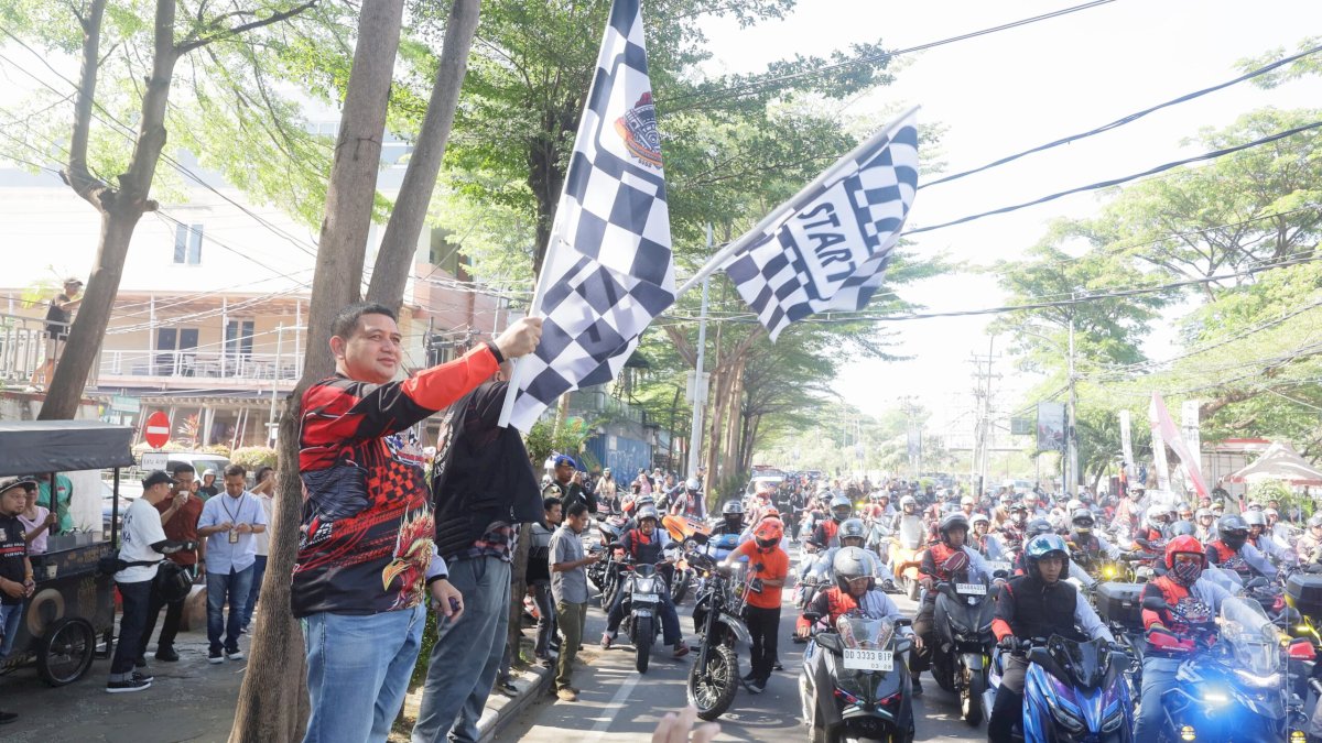 Ratusan HDCI Start dari Anjungan Pantai Losari, Dilepas Wali Kota Makassar
