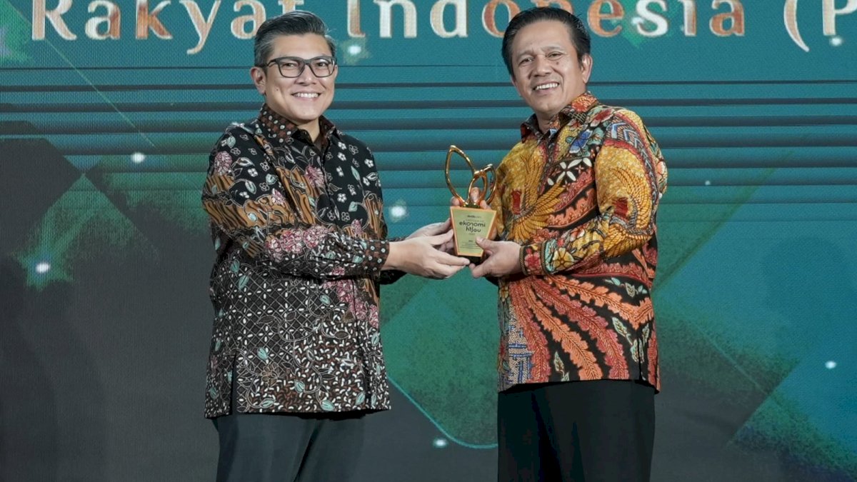 Konsisten Layani Keuangan Inklusif, BRI Peroleh Anugerah Ekonomi Hijau atas Pemberdayaan UMKM