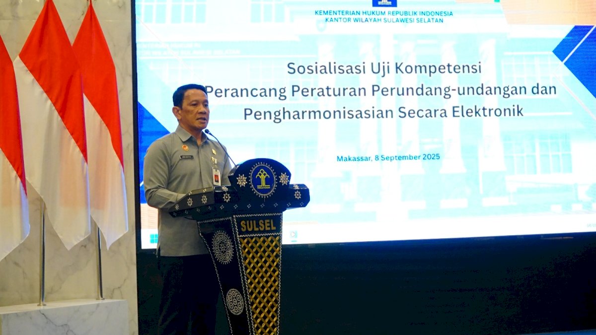 Kemenkum Sulsel Dorong Efisiensi Hukum Daerah, 567 Rancangan Produk Hukum Tuntas Diharmonisasi