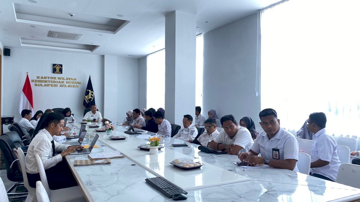 Kanwil Kemenkum Sulsel Harmonisasi 5 Rancangan Produk Hukum Daerah Kabupaten Bulukumba