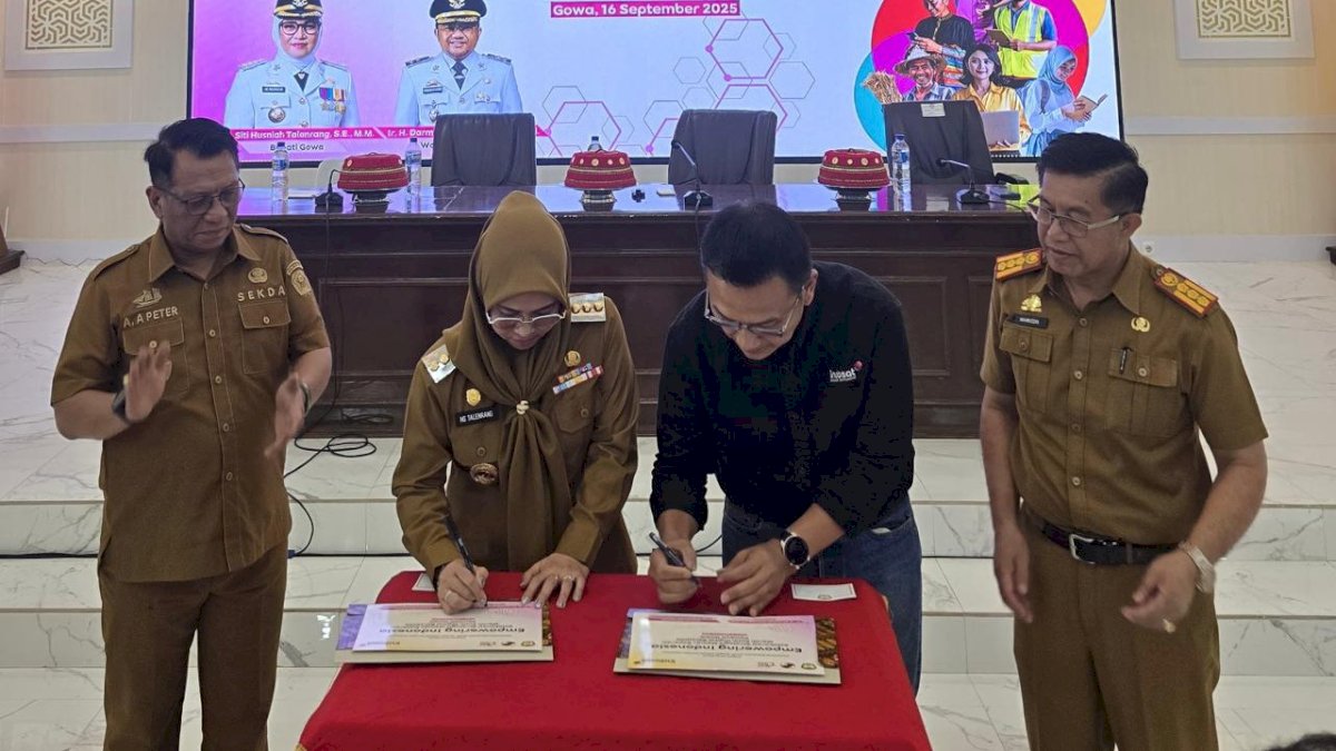 Indosat Bersama Pemkab Gowa Kolaborasi Wujudkan Ekosistem Desa Digital