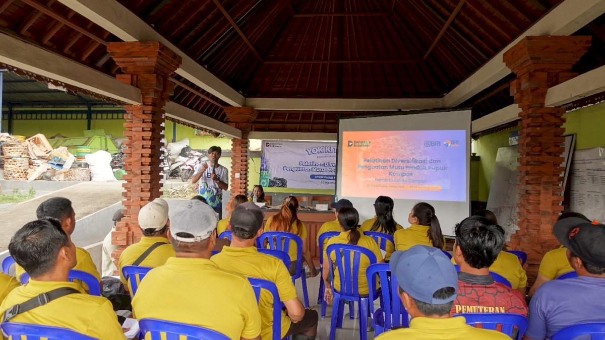 Atasi Masalah Sampah di Bali, BRI Peduli Beri Pelatihan Diversifikasi dan Penguatan Mutu Produk Pupuk Kompos