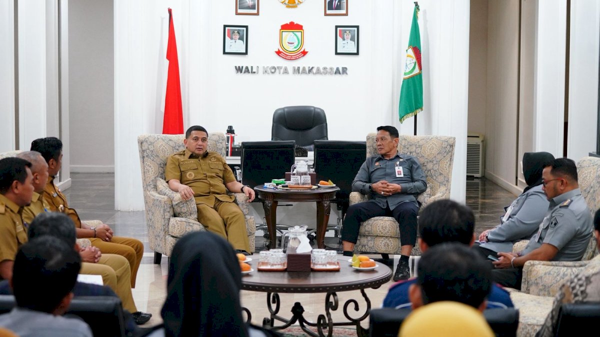 Kakanwil Kemenkum Sulsel Temui Wali Kota Makassar, Bahas Pembentukan Posbankum di Setiap Kelurahan