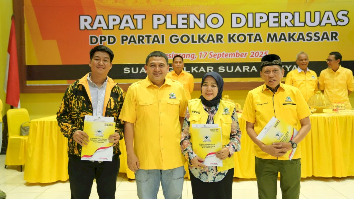 Rombak Kepengurusan, Golkar Makassar Siapkan Mesin Partai Lebih Solid