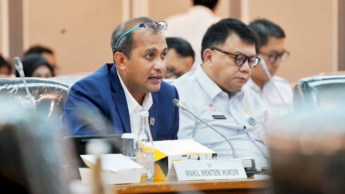 Wamenkum RI Sampaikan Penyesuaian Anggaran 2026 pada Rapat Kerja Bersama Komisi XIII DPR RI