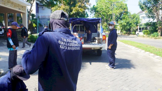 Bukit Baruga fogging area kawasan demi kenyamanan warga. Foto: Istimewa.